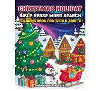 HOLIDAY BIBLE VERSE CHRISTMAS WORD SEARCH: Coloring book for Teen and Adults