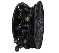 Holiday Bright Lights - Pro Indoor/Outdoor Guide Cable, 300 ft, E26, 24" Suspended Drop, Spacing - SPT2 Black 165 Plugs