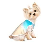 Holiday by The Seaside Small Dog Shirt,Soft Breathable Dog Shirt for Dogs Cats Boy Girl Pet Tshirt,Suitable for Small Pets