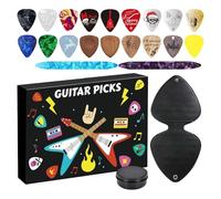 Holiday Calendar, 24 Day Countdown Guitar Picks for Music Enthusiasts, Festive Seasonal Design, Cute Musical Gift, Acoustic Accessory for Children, Teens, Learners, Performers