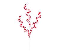 Holiday Candy Decorations - Twisted Christmas Peppermint Cane Lollipop Ornament Tree Hanging Party Decoration Home Fireplace Entrance Cabinets Festive Table Decoration A