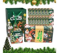 Holiday Cash Pouch Boxes - Christmas Money Boxes, Coin and Card Holders, Party Favor Set, Sturdy Lightweight Gift Bags, Decorative Seasonal Fun with Easy Storage | for Men Women Boys Girls