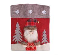 Holiday Chair Covers With Santa Claus, Snowman, And Reindeer Themes, For Transforming Dining Spaces During Christmas Celebrations(H-YT82)