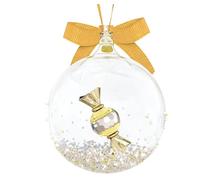 Holiday Cheers Dulcis Ball Ornament Yellow