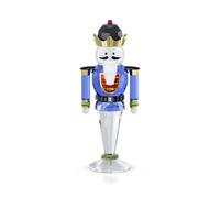 Swarovski Holiday Cheers Large Blue Nutcracker Ornament 5680228 - Crystal