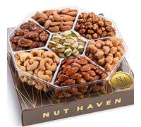 Holiday Christmas Nuts Gift Basket - Assortment Of Sweet & Roasted Salted Gourmet Nuts - Assorted Food Gift Box for Thanksgiving, Fathers Day, Mothers Day, Sympathy, Family, Men & Women
