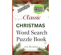 Holiday Christmas Word Search for Adults & Seniors - Relaxing Large Print Puzzles,Classic Christmas Word Search for Seniors: 2000 Festive Holiday ... ... Smile Series: Word Search Gifts for All Ages)