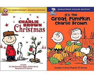 Holiday Classics with Peanuts and the Gang - A Charlie Brown Christmas and It's The Great Pumpkin, Charlie Brown 2-DVD Bundle
