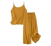 holiday co ord sets for women 2 piece outfits women,Gold,3XL