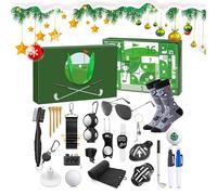 Holiday Countdown - 24 Days Golf Accessories Stocking Stuffers,Countdown to Christmas | for Dads Fathers Boyfriends Players Beginners Party Winter Celebration Family Gathering