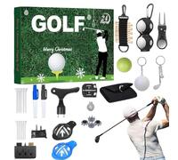 Holiday Countdown Calendar - 24-Day Christmas Toy Set, Exciting Golf Tool Assortment, Activity Box, Joyful Winter Gift Collection | Engaging Advent Surprise Kit, Perfect For Kids Teens