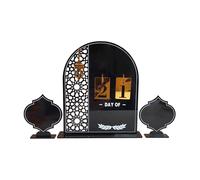 Holiday Countdown Calendar - Middle East Festivals Countdown Decor Advent Acrylic Table Decoration for Home Office Fireplace Shelf, Access