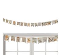 Holiday Craft Banner Countdown, Celebration Study Cards, Easter Story Holy Week Cards with Decorative Design, Front Porch Door Display Accessory, Easter Celebration Home Classroom Decor