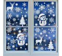 Holiday Decor Promotion Christmas Catcher Snowman Window Spray Water To Stick Glass Wall Stickers Hanging Decorations Clearance for Festival Home Decorations Gift