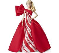 2019 Holiday Barbie Doll Barbie Signature 2018 Blonde In Red Gown Mattel FXF01