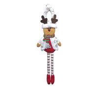 Holiday Doll Door Hanging - Christmas Tree & Wall Decoration For Window Curtain Shelf - Indoor Outdoor Party Decor Christmas Ornament