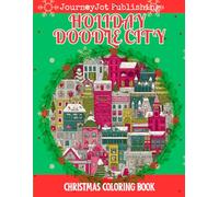 Holiday Doodle City Christmas Coloring Book