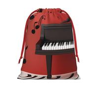 Holiday Drawstring Gift Bags Music Note Piano Wrapping Sacks Pouches for Xmas Presents Craft Jewelry Pouches Christmas Candy Bag for Wedding Party Favor Wrapping Bags