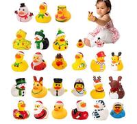 Holiday Duck Countdown Set 31.2x22.6x5.8cm - Christmas With Assorted Rubber Ducks, Fun Daily Reveal Activity, For Family Traditions, Classroom Activities And Holiday Entertainment