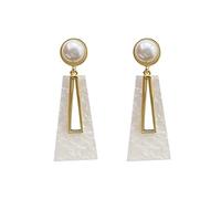 Holiday Earrings Times Earring Creative Worn In That Brand The Be Dazzling Earrings Ordinary Can Decoration Small Stud Earring for Women (White, One Size)