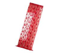 Holiday Embroidered Window Drapes Polyester Fabric Quick Setup Light Filtering Privacy No Tools Needed Curtains