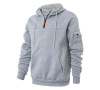 Holiday Essentials My Order Hoodies for Men Uk Zip up Long Sleeve Pullover Tops Comfortable Drawstring Hooded Sweatshirts With Pockets men Casual Black of Friday Sale 2024