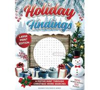 Holiday Findings Word Search Book: A Festive Hunt Through Christmas Word Searches