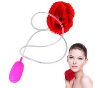Holiday Flower Prank Toy, Artificial Red Flower Water Squirt Tool For Women, Men, Kids - Realistic Flower Joke Tricky Toys For