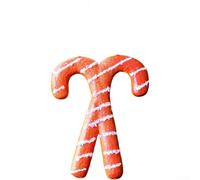 Holiday Foam Ornaments in Ice Cream, Cake, Candy, Snowflake, Cookie Man, and Donut Designs for Christmas Decoration (Crutch)