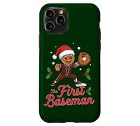 Holiday Gingerbread The First Baseman Xmas Baseball Case for iPhone 11 Pro