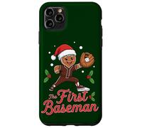 Holiday Gingerbread The First Baseman Xmas Baseball Case for iPhone 11 Pro Max