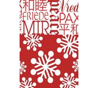 Holiday Global Peace Journal: GREAT for holidays, last minute gifts, stocking stuffers, and gift baskets, 6" x 9", 120 pages, 5 sq./in. Dotted Graph Paper/Line combo pages