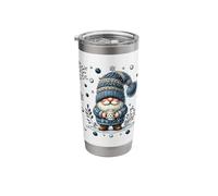 Holiday Gnomes with Pumpkin Spice Coffee Mug for Christmas Stainless Steel Insulated Tumbler