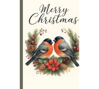 Holiday Gratitude Journal - 6" x 9" Hardcover Christmas Journal with Daily “Today I Am Grateful For” Prompts | 100 Lined Pages | Festive Gift for Reflection & Mindfulness