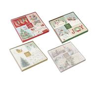 Holiday Greeting Cards Collection, 40 Pack Assorted Christmas Cards with Festive Designs, Winter Wonderland and Traditional Holiday Themes
