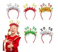 Holiday Headbands for Women | Happy New Year Headwear - Christmas Hair Accessories | for Women Kids Teens Party Decor Bar Mall Activity Event Photography