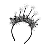 Holiday Headbands | Glittered Headbands for New Year 2026 | Gold Sequin Headbands | Christmas Eve, Birthday Parties, Offices, Schools, Photographic Costumes, Women, Co