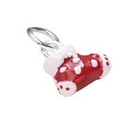 Holiday Jewelry Charms, Christmas Beads, Looped Pieces, Necklace Pendant Accessories Makers Assortment Christmas Charms Holiday Jewelry Making Beads Festive Accessories Loop