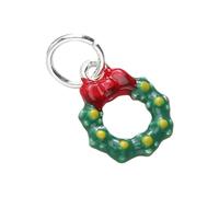 Holiday Jewelry Charms, Christmas Beads, Looped Pieces, Necklace Pendant Accessories Makers Assortment Christmas Charms Holiday Jewelry Making Beads Festive Accessories Loop