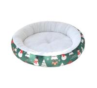 Holiday Kitten Bed - Cozys Decorative Sofa for Pet Cages, Comfortable Sleeping Corner, Plush Fabric Design, Sturdy Cushion with Warm Fleece Cover, Puppy Cat Kennel Bed for Home, Room, Sleep
