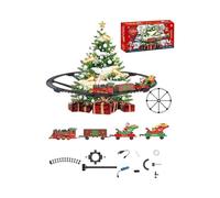 Holiday Light-Up Train - Timed Under-Tree Display with Music, Colorful LEDs & 2 Dynamic Modes, Ideal for Festive Room Ambiance Christmas Ornaments Decorations Hanging Decor Tree Decorations Toy Car