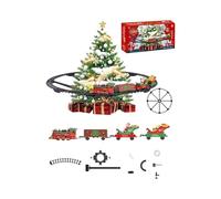Holiday Light-Up Train - Timed Under-Tree Display with Music, Colorful LEDs & 2 Dynamic Modes, Ideal for Festive Room Ambiance Christmas Ornaments Decorations Hanging Decor Tree Decorations Toy Car
