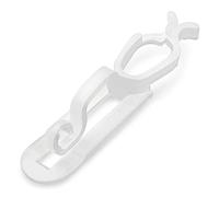 Holiday Lighting Outlet Christmas Light Clip | All in One Plus | Use with C9, C7, and LED Mini Lights | Christmas Light Hangers for Gutters | 100 Pack