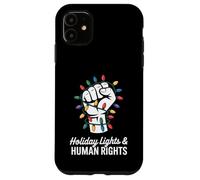 Holiday Lights and Equal Rights Christmas Human Rights Case for iPhone 11