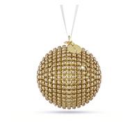 Swarovski Holiday Magic Classics Ball Ornament 5760467 - Unisex - Stone Gold