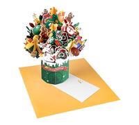 Holiday Magic Xmas Cheer 3D Pop Up Christmas Card