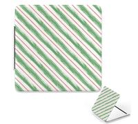 Holiday Makeup Mirror, 1X/2X Square Handbag Mirror Compact, Pu Leather Portable Handbag Essentials Handheld Mirrors, Travel Mirrors, Gadgets for Girls, Small Gifts