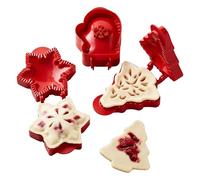 Holiday Mini Hand Pie Molds,3-Piece Non-Stick Reusable Baking Supplies,Hand Pie Molds Press and Cutter for Halloween Christmas Thanksgiving Fall Holiday Party Cookie Pastry Home Kitchen