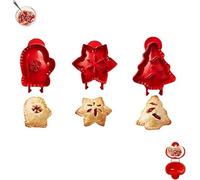 Holiday Mini Pie Mold Dough Press Pocket Pie Molds Party Hand Pumpkin Cookie Cutters Mini Pocket Pies Maker for Festivals and Parties (A)