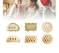 Holiday Mini Pie Molds for Baking,Hand Pie Press Mold Maker for Bakings,Party Potluck Hand,Apple Pumpkin and Acorn Shapes Mini Pocket Pies Maker for Christmas Baking Party Potluck (3, C)